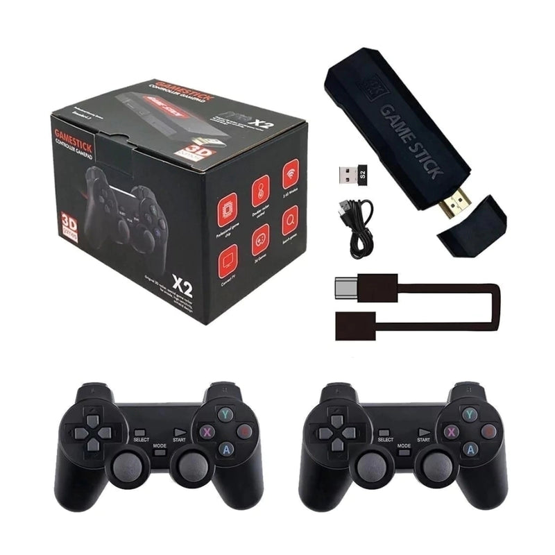 Game Stick Controller Gamepad X2 3D Wireless 4k Retro